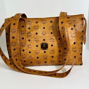 Vintage MCM Viestos‎ Heritage Shopper Tote EUC